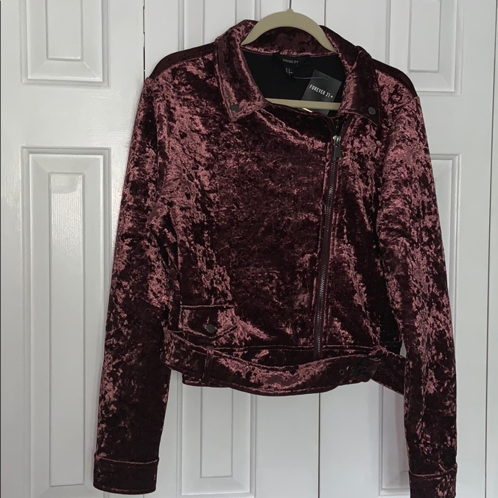 NWT Forever 21 suede jacket 1x